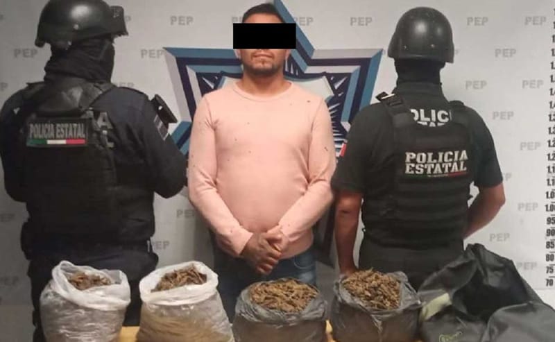 Por: Cortesía El "Pelón del Sur" tenía una semana libre, ya fue detenido nuevamente en Mayorazgo