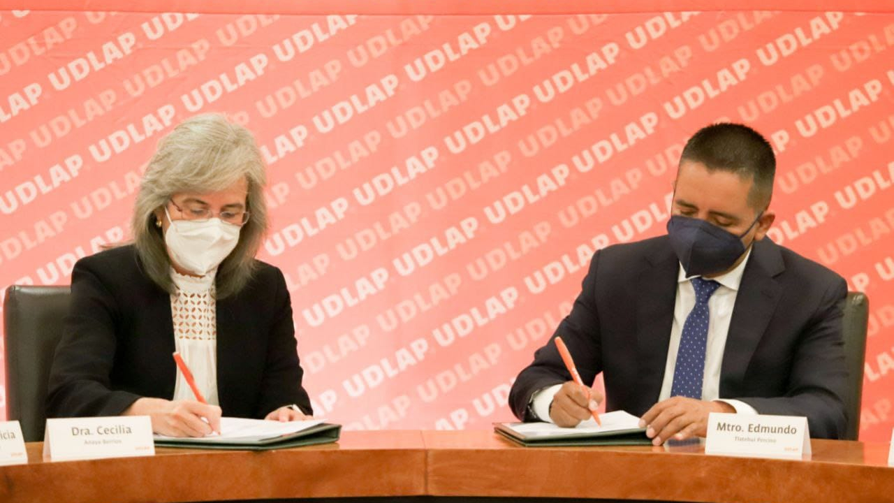 Por: Cortesía Ayuntamiento de San Andrés Cholula firmó un convenio de colaboración con la UDLAP