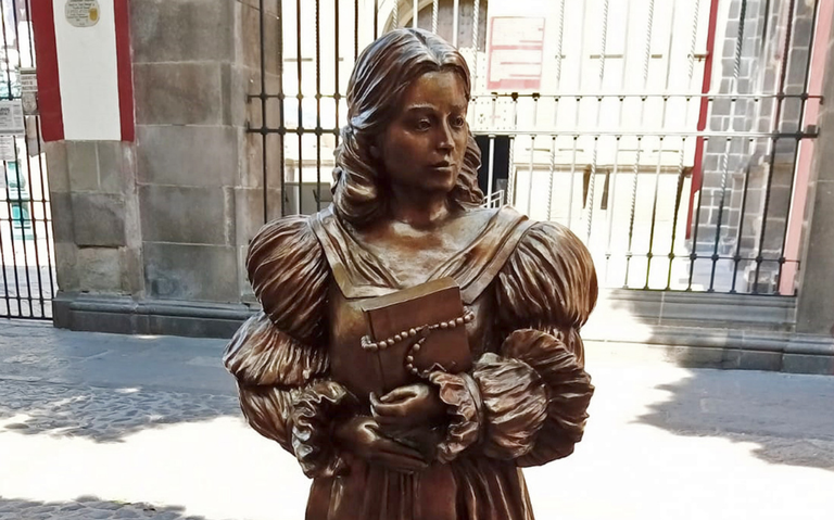 Por: Cortesía No quedará impune vandalismo a esculturas en Puebla: Adán Domínguez