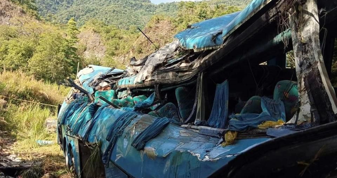 Por: Cortesía Vuelca autobús con peregrinos en Chiapas; confirman 9 muertos y al menos 40 heridos