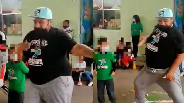 Por: Cortesía Papá saca los pasos prohibidos en festival de su hijo y se vuelve viral