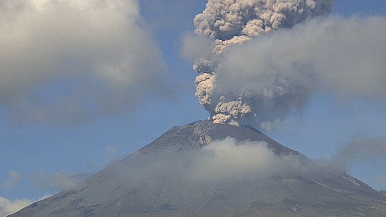 Por: Cortesía Volcán Popocatépetl inicia el mes de junio con 20 exhalaciones