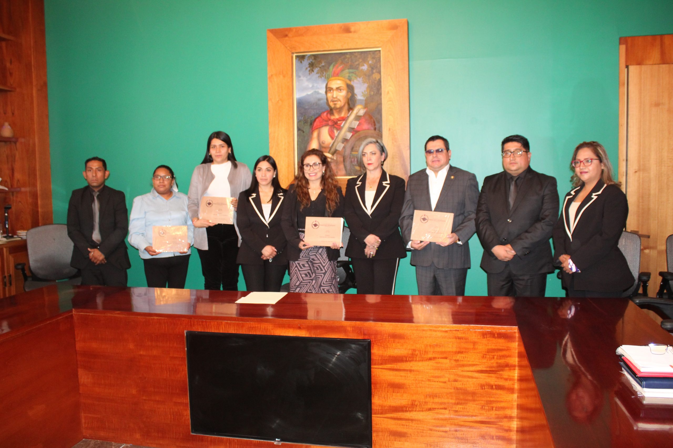 Entrega presidenta de la CEDH primer informe anual de actividades al Congreso Local