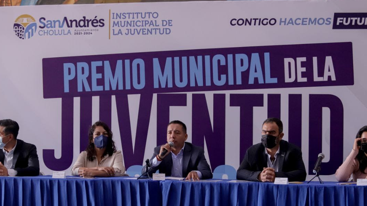 Por: Cortesía Ayuntamiento de San Andrés Cholula lanzó la convocatoria para el Premio Municipal de la Juventud