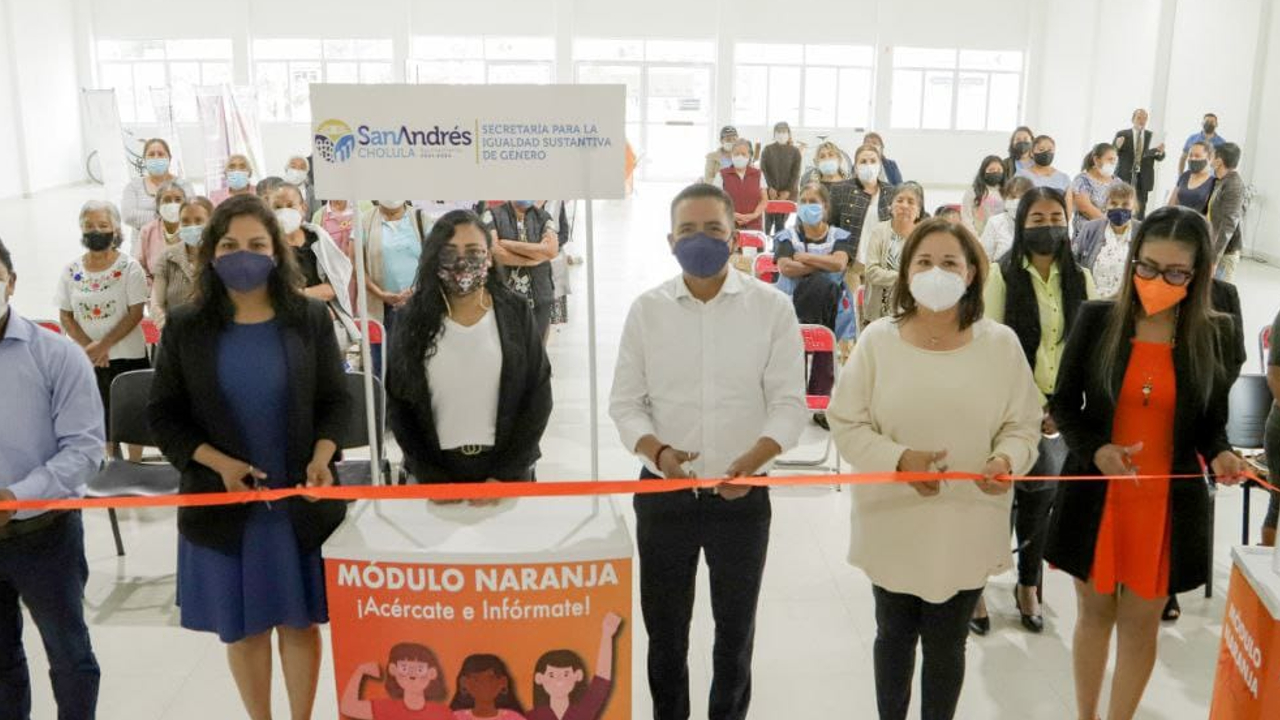 Por: Cortesía Ayuntamiento de San Andrés Cholula buscará instalar 10 Módulos Naranjas en las juntas auxiliares del municipio