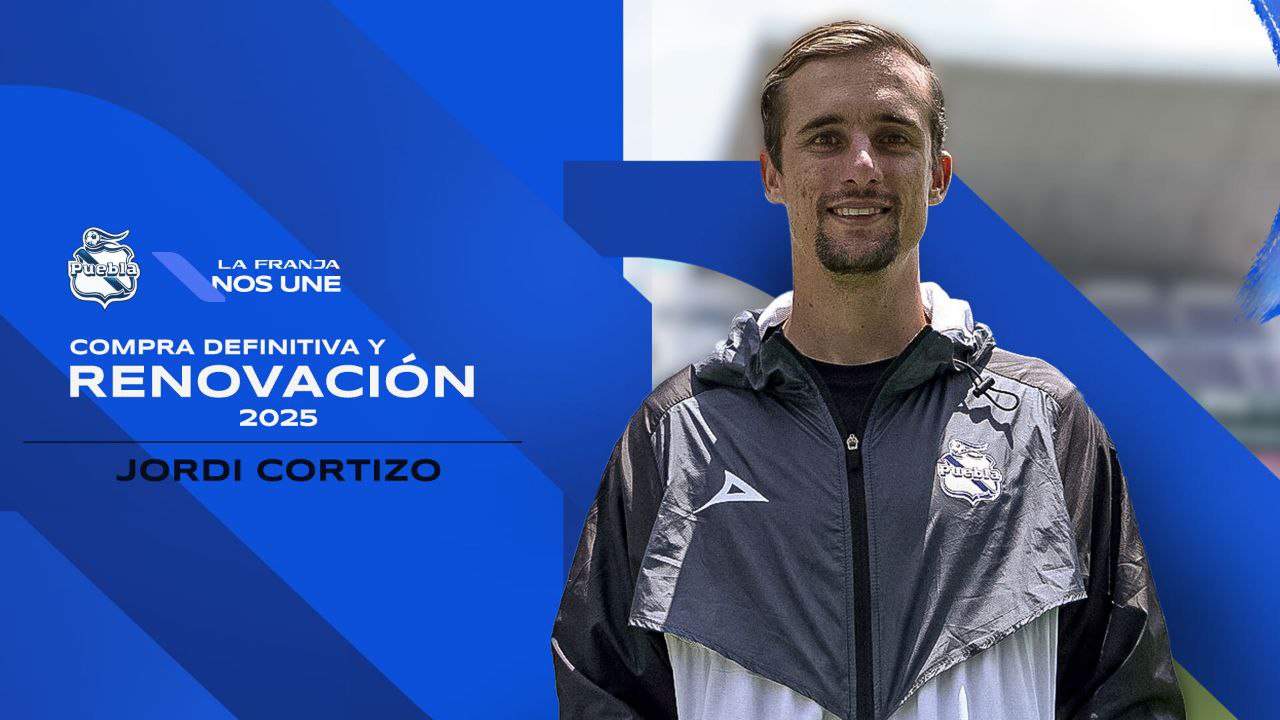 Por: Cortesía Puebla contrata por tres años a Jordi Cortizo