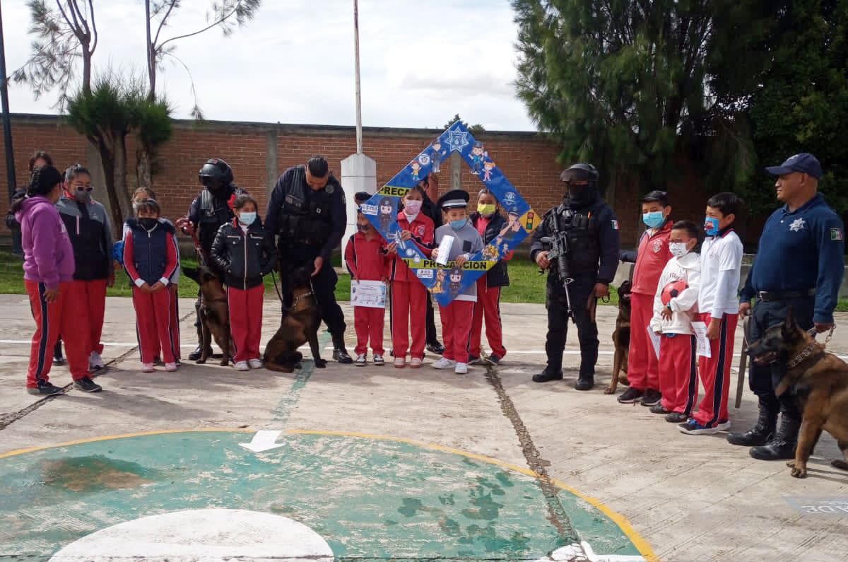 Mantiene policía municipal acciones de proximidad social en instituciones educativas