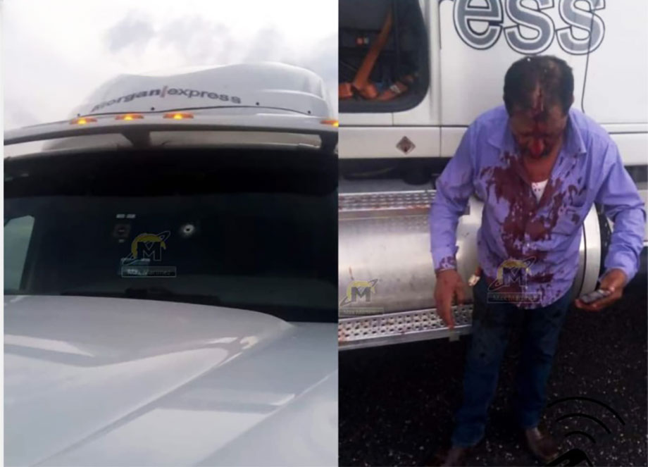 Por: Cortesía Hieren en Quecholac a conductor en intento de asalto