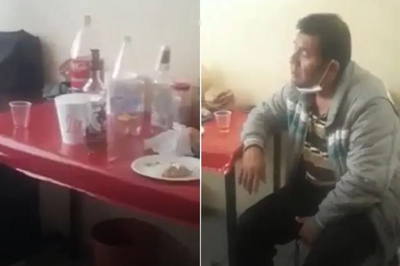 "No pueden grabar": Captan a director de escuela primaria de Calpan en completo estado de ebriedad
