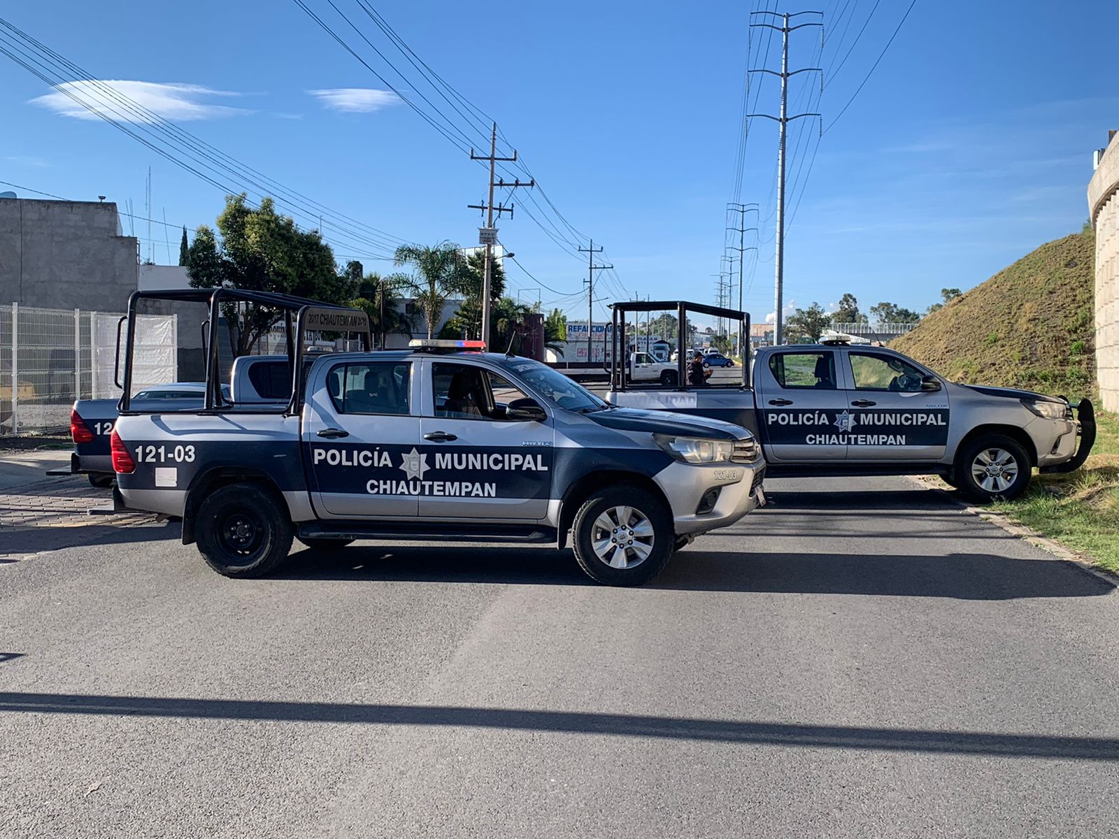 Por: Cortesía Hacen paro laboral policías de Chiautempan; exigen la reinstalación comisario