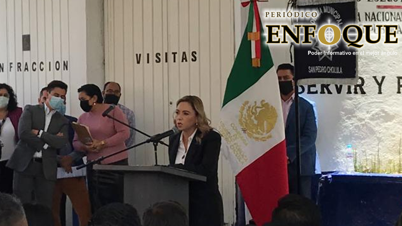 Por: Cortesía En San Pedro Cholula fue entregada la remodelación del Centro de Comando y Control C2