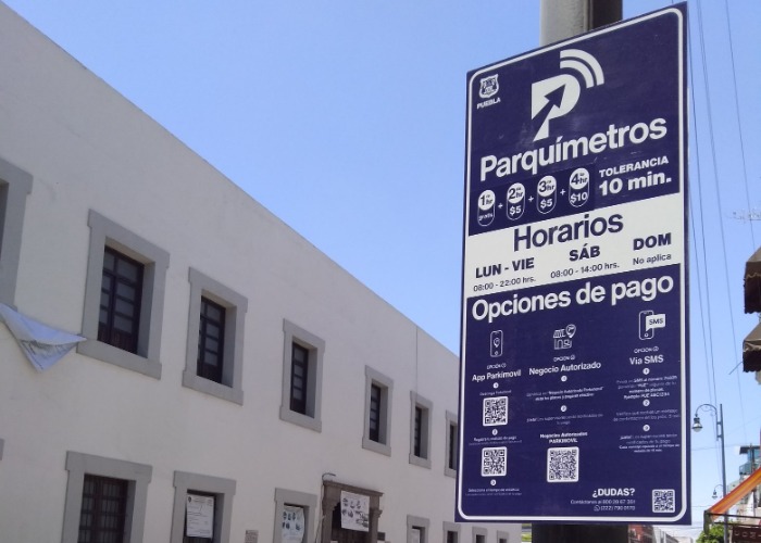 Gobierno estatal no vigilará el funcionamiento de parquímetros en la ciudad de Puebla