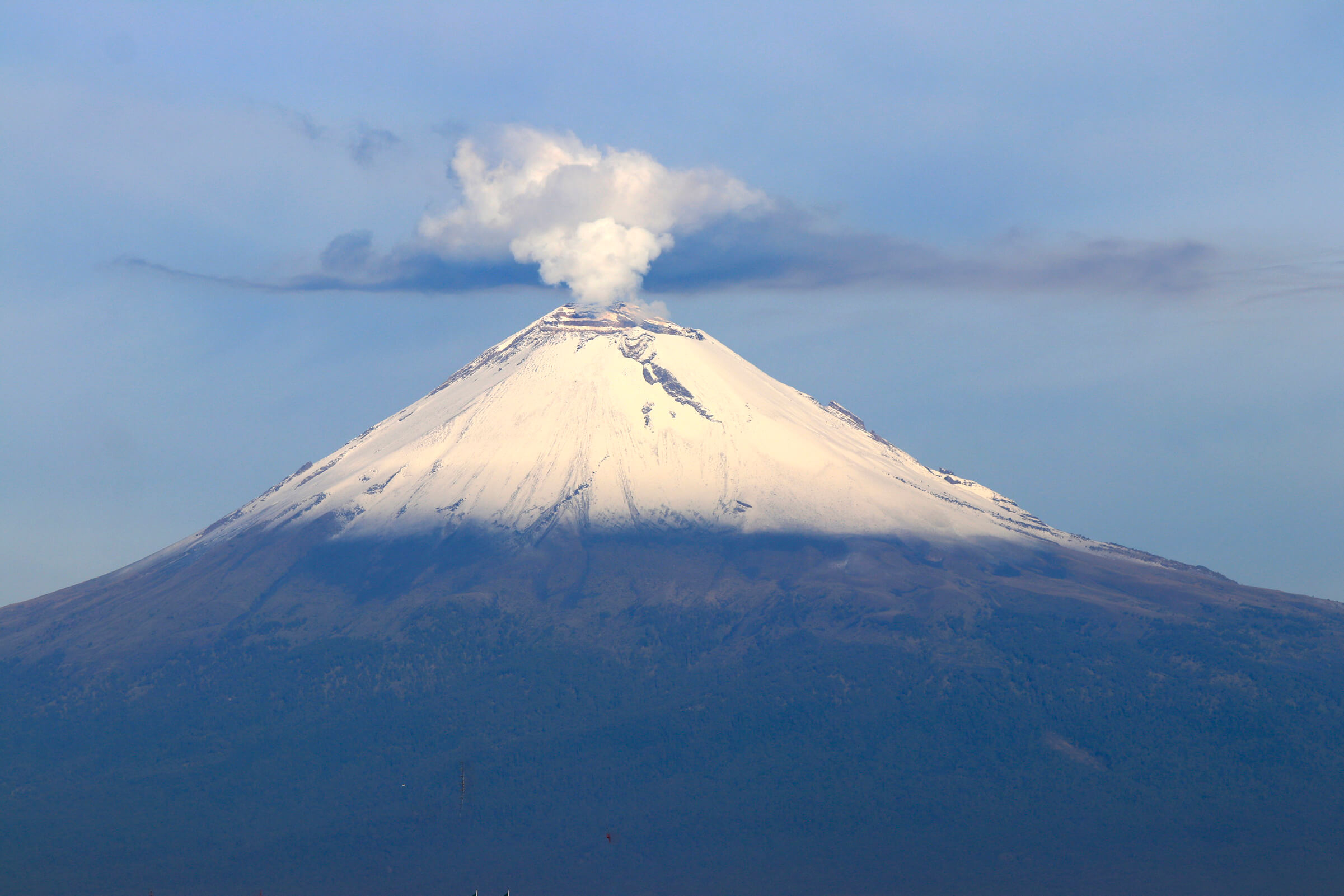 Por: Cortesía Actividad volcánica: Popocatépetl emitió 28 exhalaciones y un sismo en las últimas 24 horas