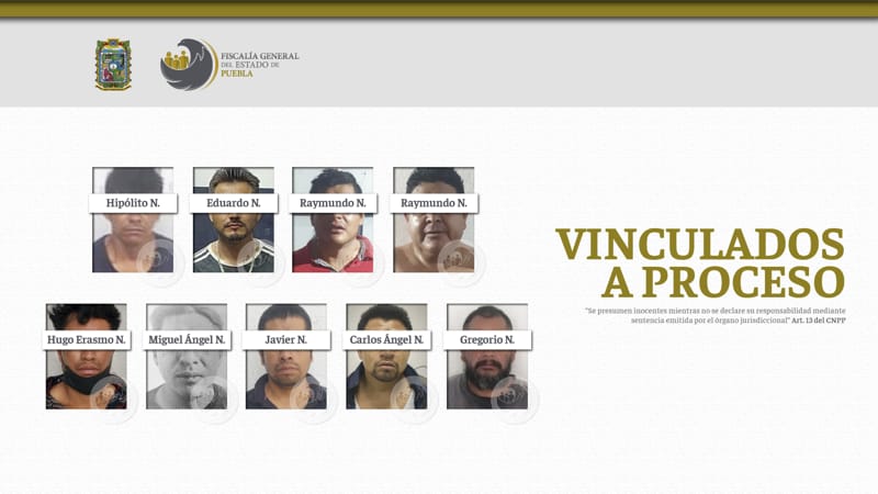 Por: Cortesía 9 poblanos son vinuclados a proceso por violencia familiar