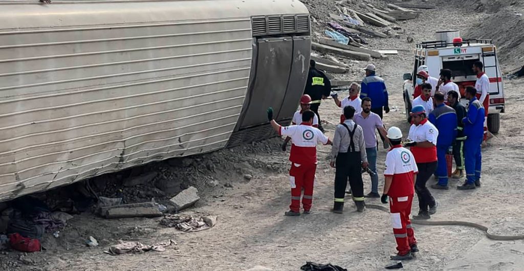 Por: Cortesía Choque de tren en Irán deja 22 muertos y 87 heridos