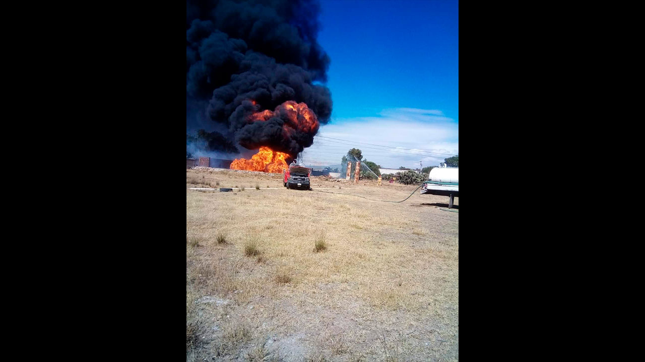 Por: Cortesía Realizan quema controlada de gas natural en Quecholac