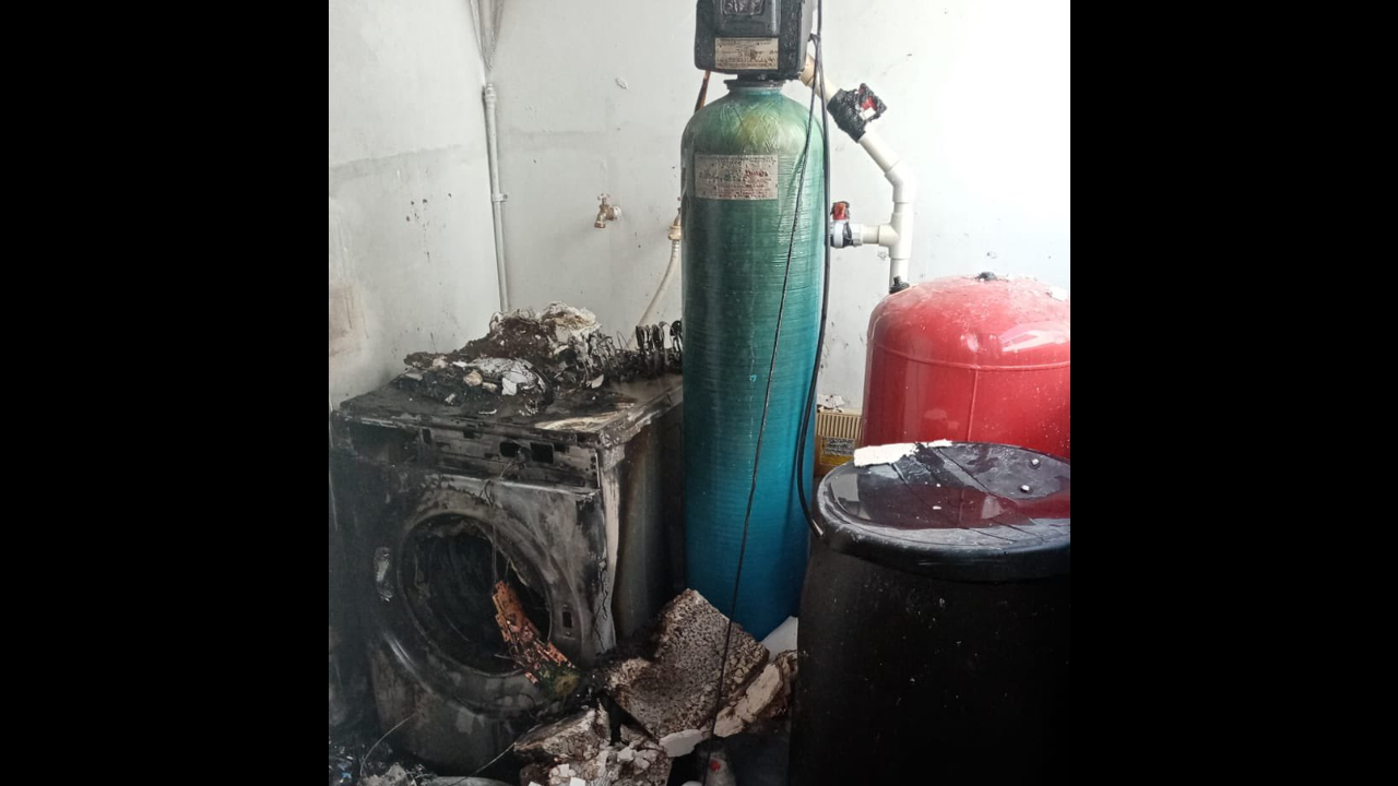 Por: Cortesía Explosión de un boiler en San Pedro Cholula deja a una mujer lesionada