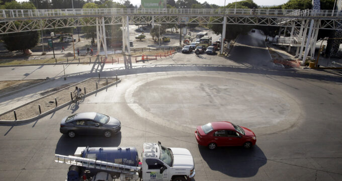 Por: Cortesía Podría construirse ciclovía a nivel de piso en el Boulevard Hermanos Serdán