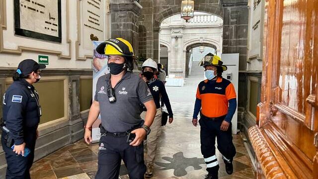 Por: Cortesía Eduardo Rivera reporta saldo blanco tras alerta de sismo