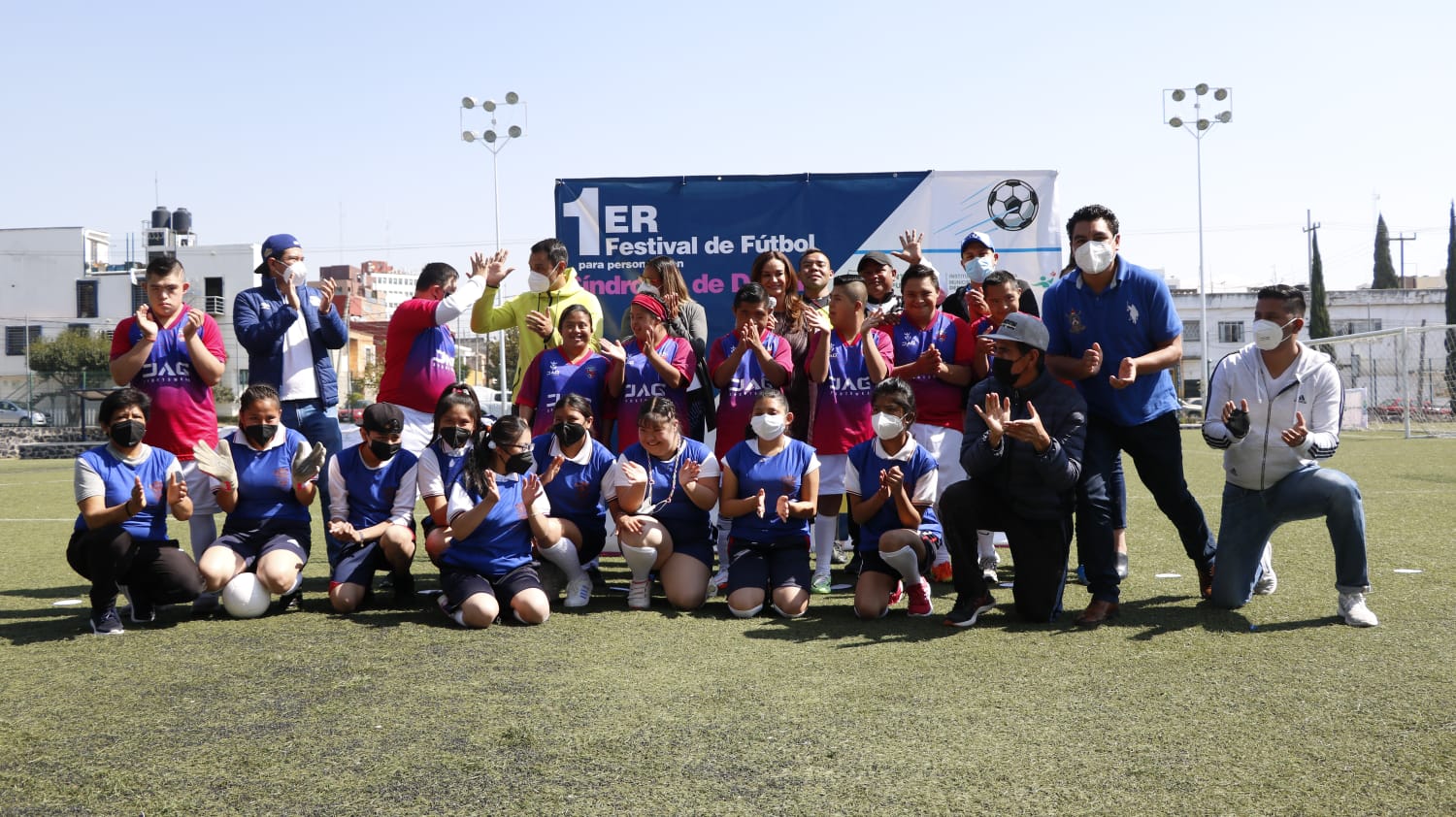 Por: Cortesía Exitoso primer festival de Futbol para personas con Síndrome de Down