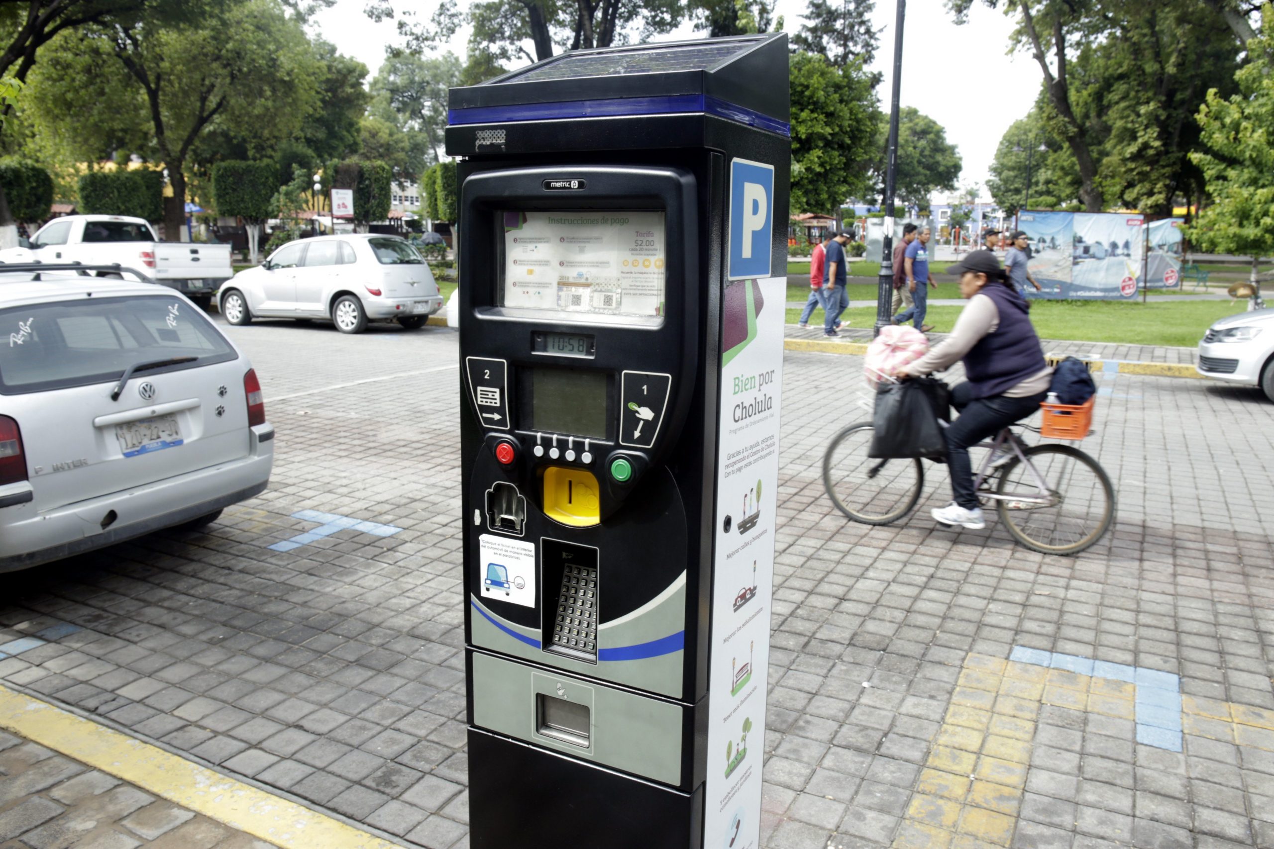 Por: Cortesía Con parquímetros se recaudarán cerca de 5 mdp: Eduardo Rivera