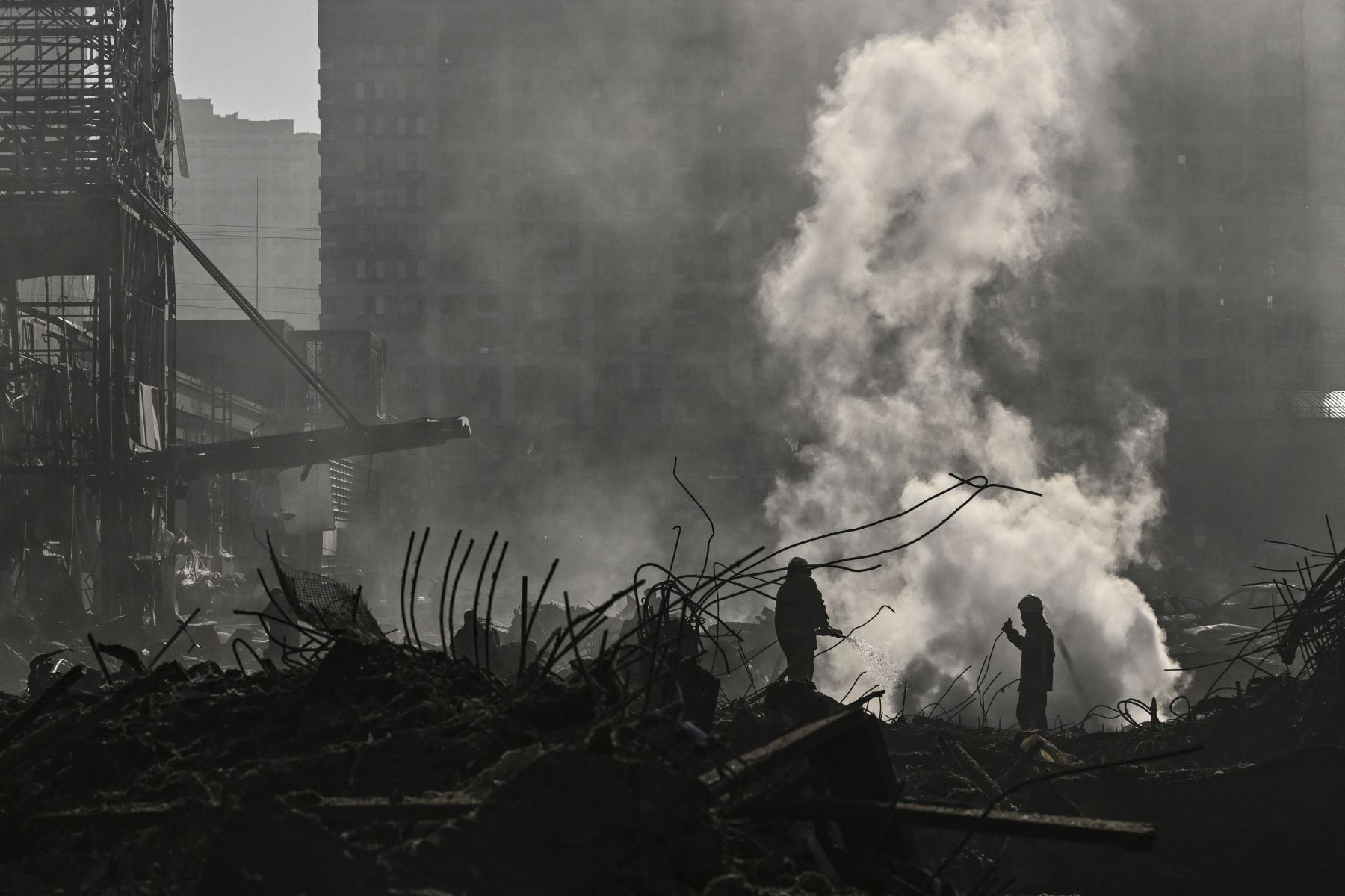 Por: Cortesía Ataca Rusia con drones instituto científico en Kiev