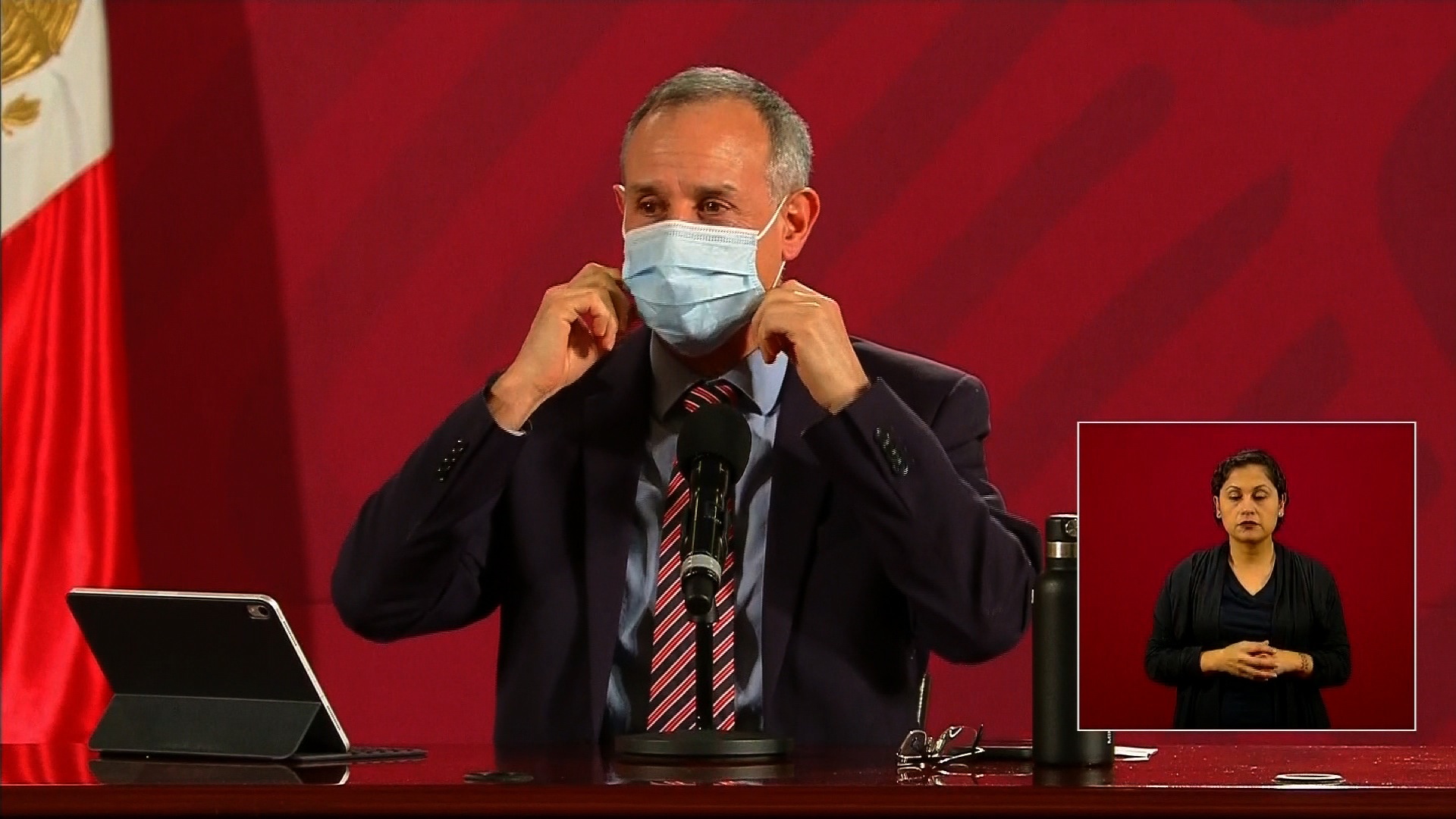 Por: Cortesía Asegura López Gatell que en México no se estableció como obligatorio el uso del cubrebocas