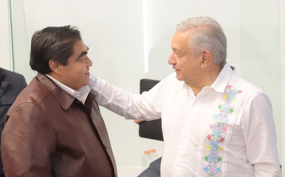Miguel Barbosa y AMLO tuvieron encuentro para evaluar programas para el Bienestar en Puebla