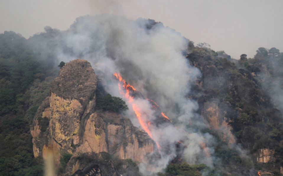 Por: Cortesía Tras incendio en el Cerro del Tepozteco, prohibirán entrada en época de sequía