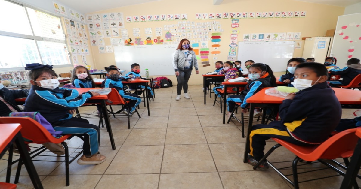 El 97 por ciento de escuelas en Tlaxcala ya tiene clases presenciales
