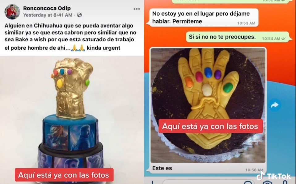 Por: Cortesía "Tengo un amigo que lo hace más barato": Joven ordena pastel temático y recibe algo muy diferente