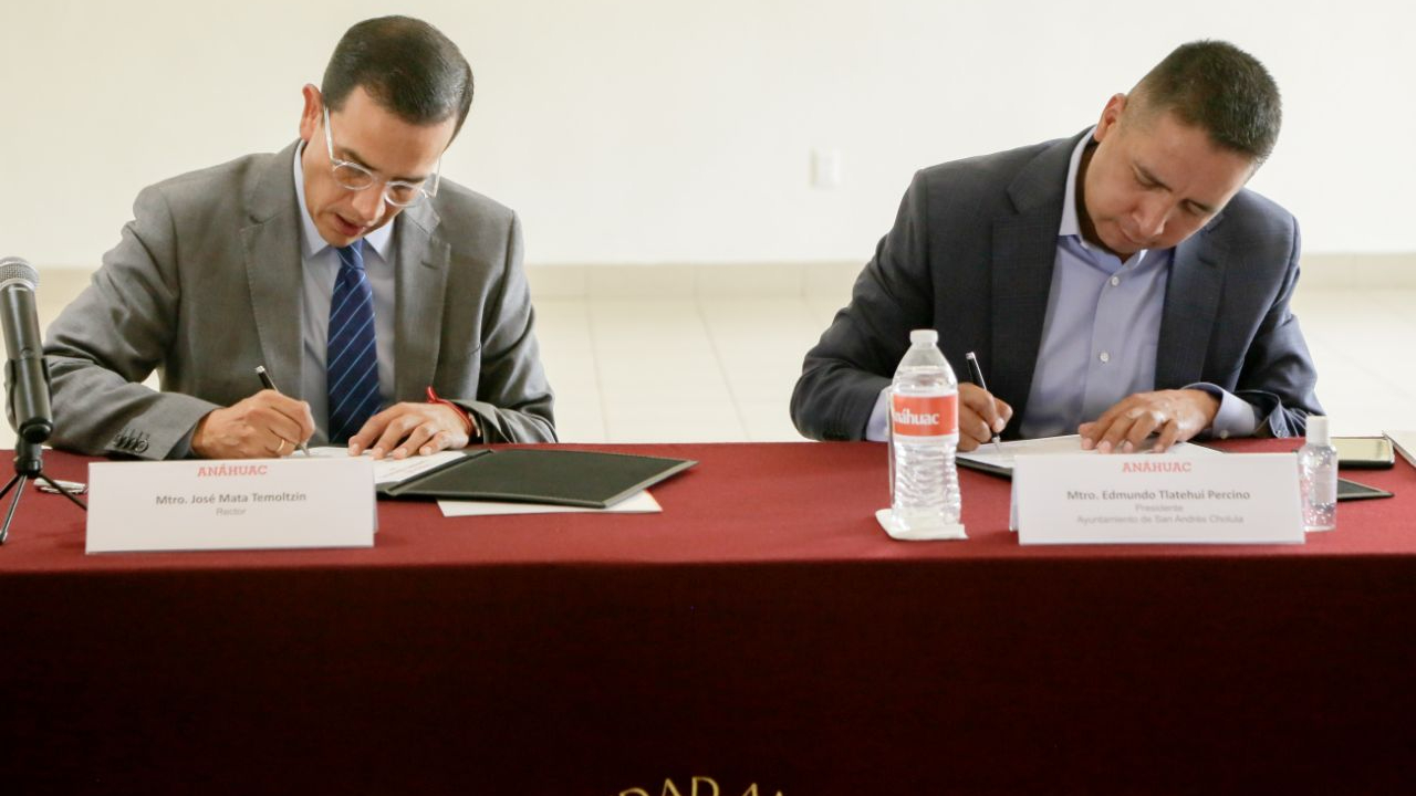 Por: Cortesía Ayuntamiento de San Andrés Cholula continúa firmando convenios de colaboración con las Universidades de la zona