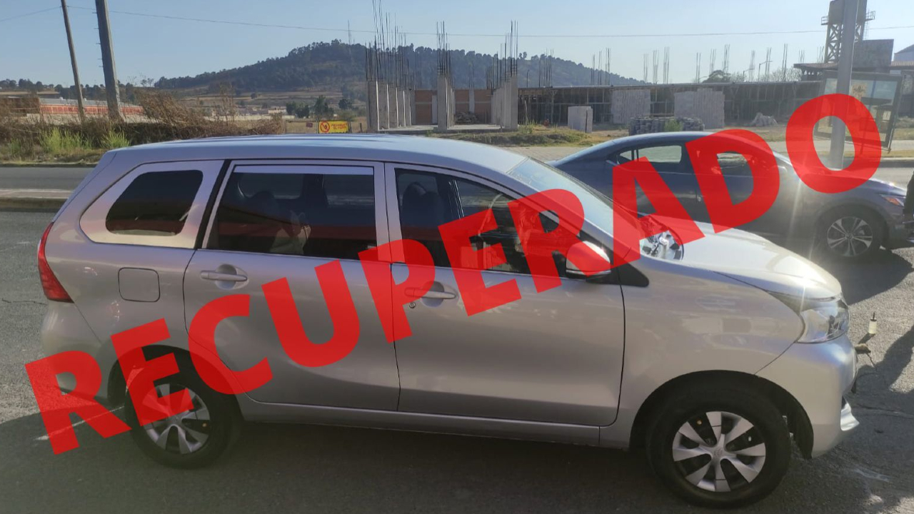 Por: Cortesía Recuperan en San Pedro Cholula una camioneta con reporte de robo