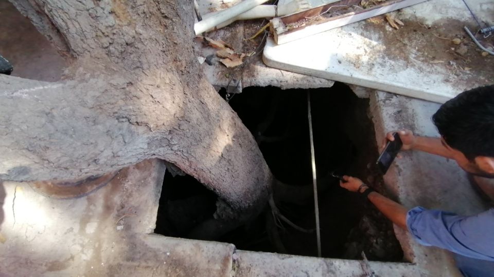 Por: Cortesía Narcotúnel secreto causa socavón en una casa; joven cae en él mientras dormía