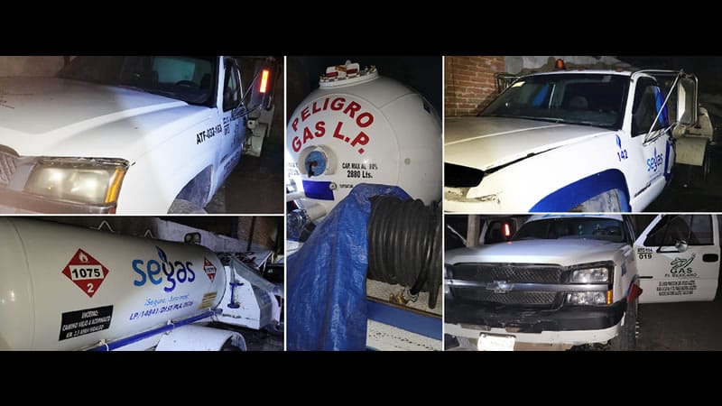 Por: Cortesía Durante cateo en Santa María Moyotzingo se recuperaron 3 pipas ilícitas y diversas dosis de droga