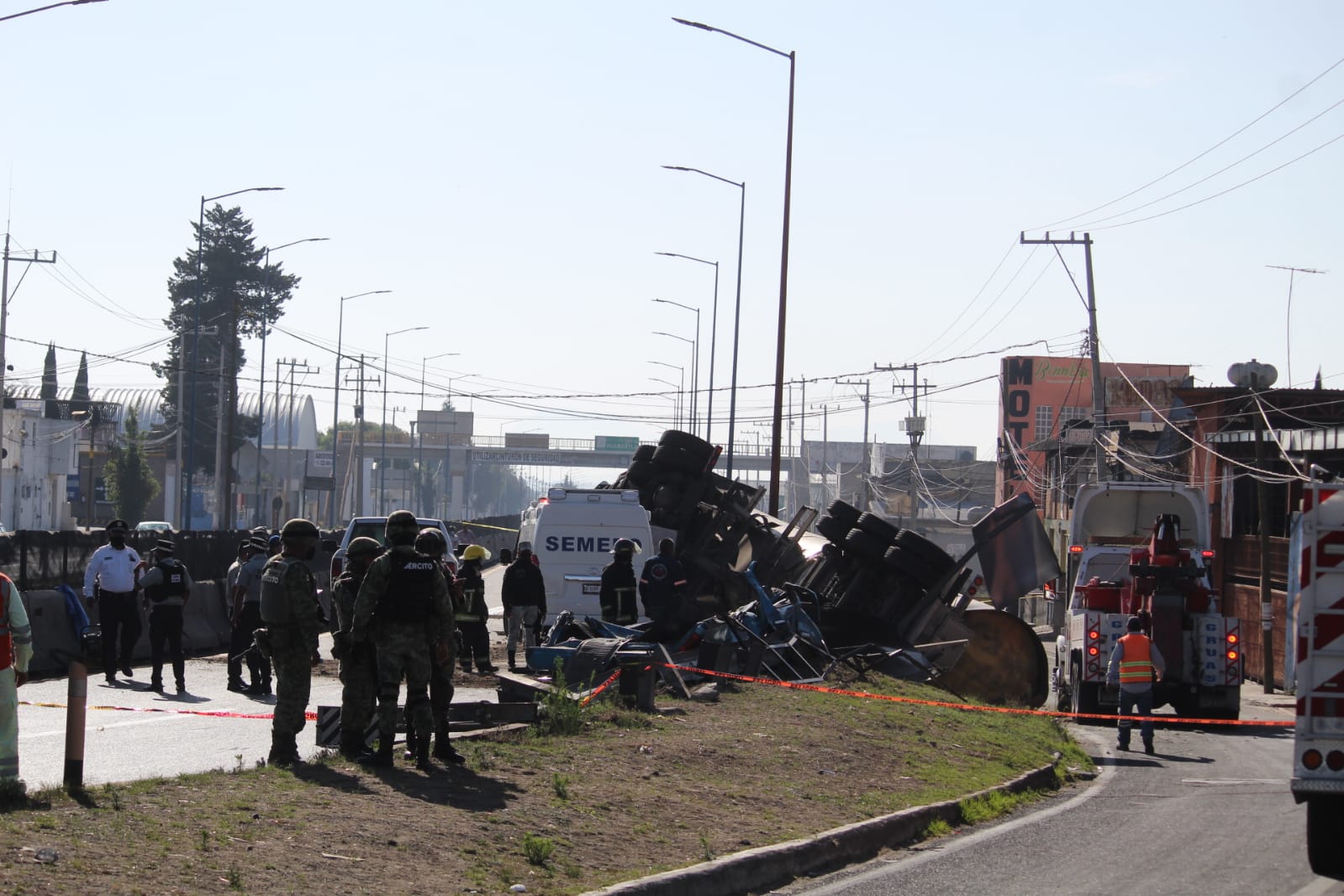 Por: Cortesía Fallece adulto mayor tras ser aplastado por unidad de carga, en Huamantla