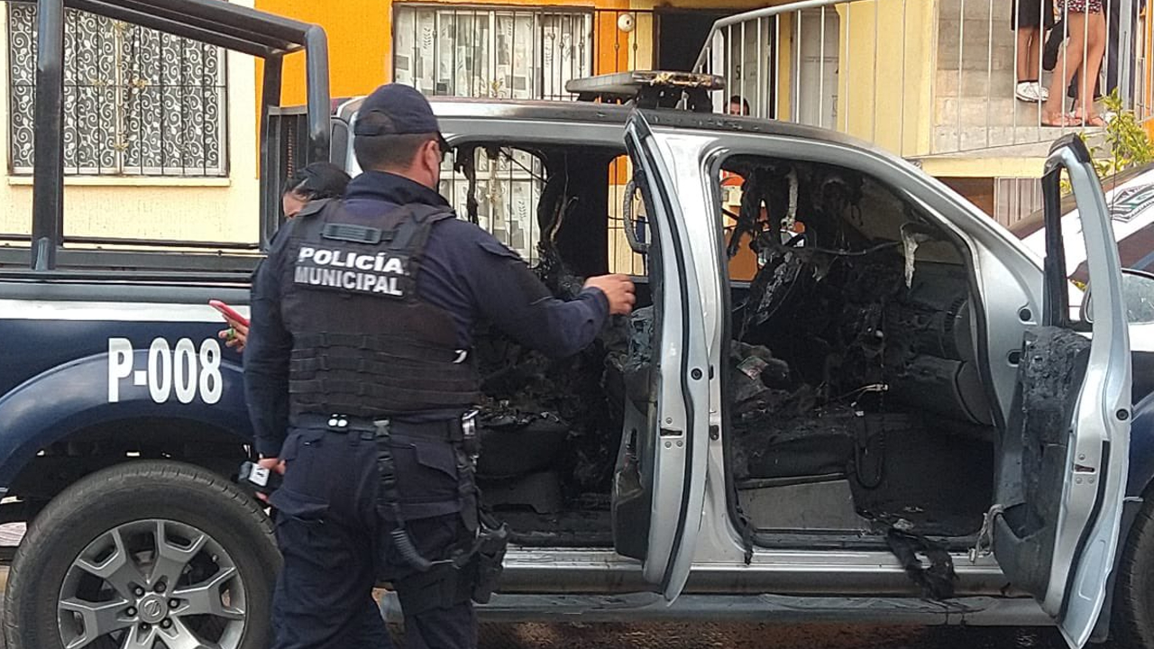 Por: Cortesía Se encontraba bajo el efecto de estupefacientes el hombre que incendió una patrulla en Coronango