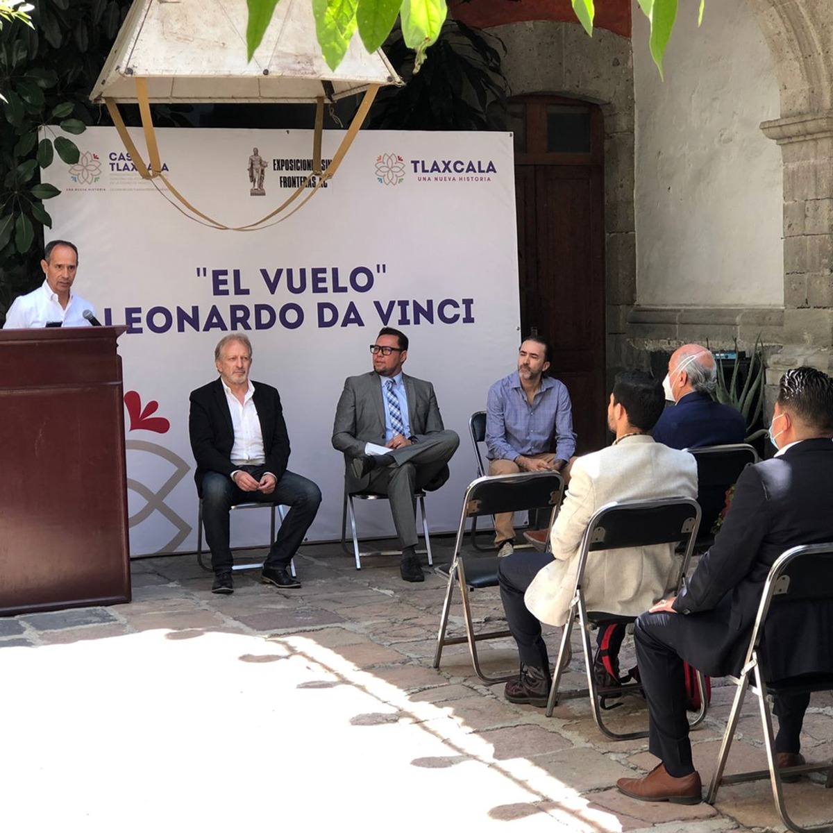 Inaugura representación de Tlaxcala en CDMX “El Vuelo” de Leonardo Da Vinci