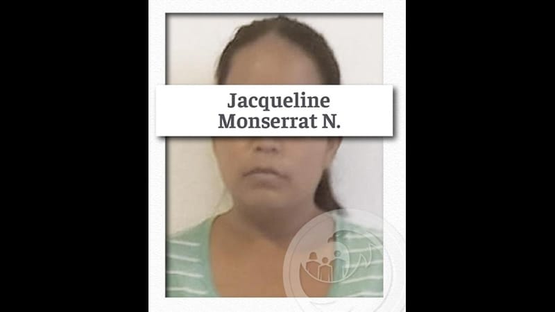 Por: Cortesía Jacqueline N. es enviada a prisión por violencia familiar; su hija, de 2 años, presentaba quemaduras en la espalda