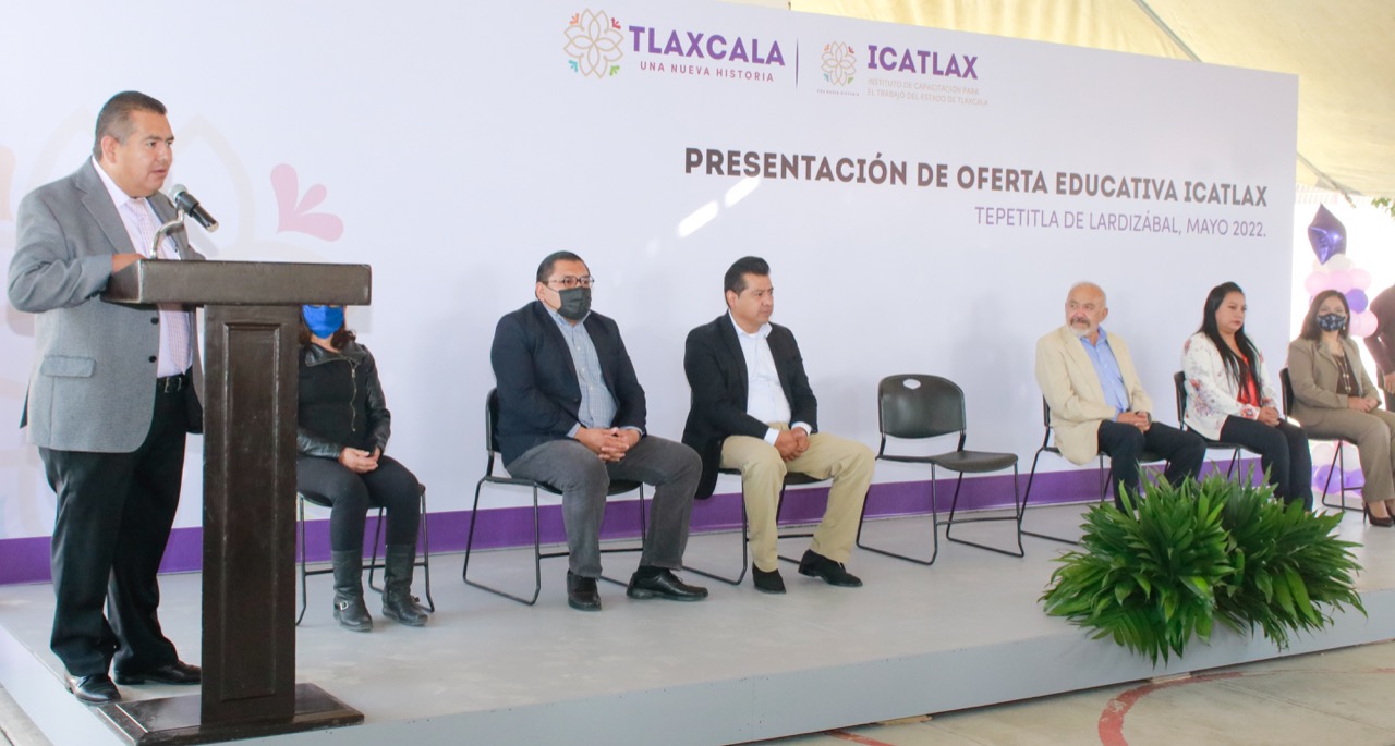 Por: Cortesía  Presentó ICATLAX oferta educativa 2022 en Tepetitla