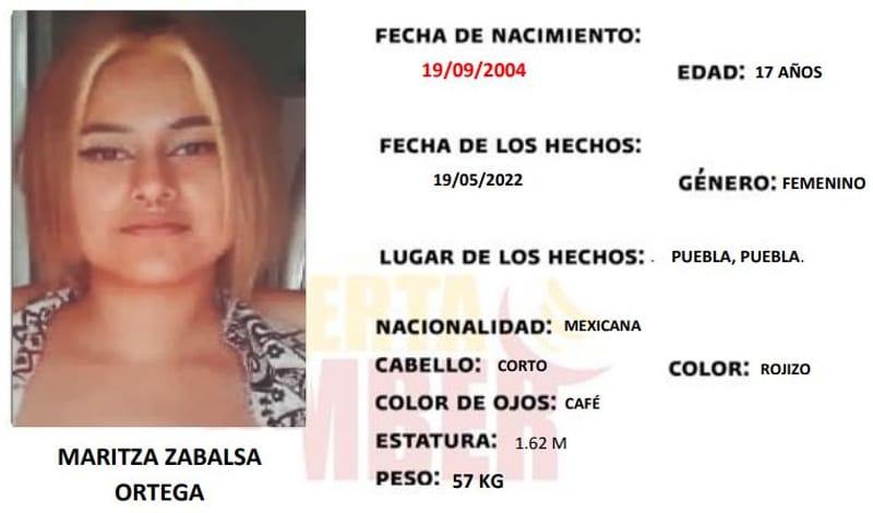 Maritza Zalbasa fue vista por última vez en Misiones de San Francisco; ayuda a localizarla