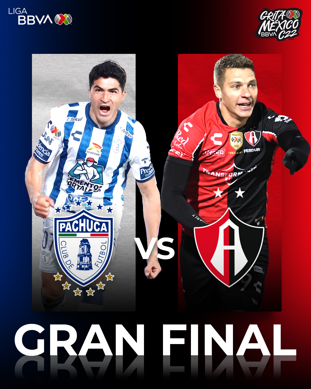 Por: Cortesía Pachuca y Atlas jugarán la final de la Liga MX