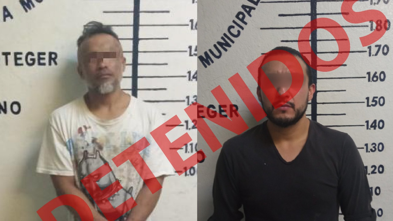 Por: Cortesía Detienen en San Pedro Cholula a dos presuntos narcomenudistas
