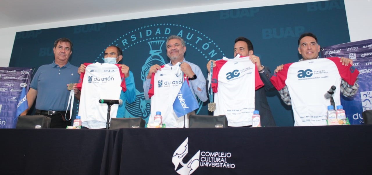 Por: Cortesía Presentan jersey y medalla para el Duatlón de Puebla