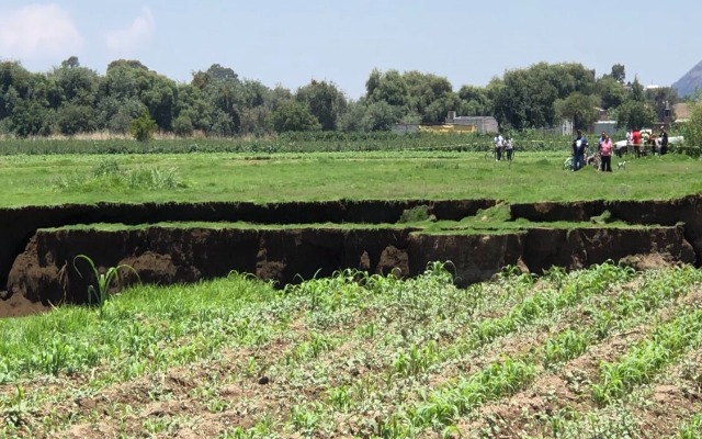 Segob descarta que el socavón de Juan C. Bonilla esté creciendo