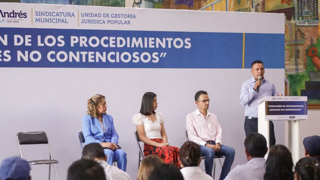 Por: Cortesía Ayuntamiento de San Andrés Cholula procurará que en el municipio cuente con certeza jurídica