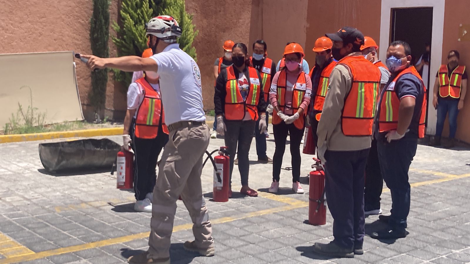 Protección Civil Municipal de Tlaxcala capacita al personal del Ayuntamiento Capital