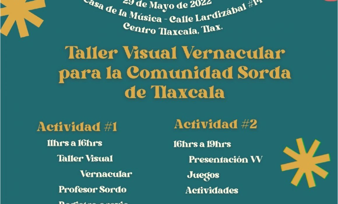 Presenta SC Taller Visual Vernacular para la comunidad sorda