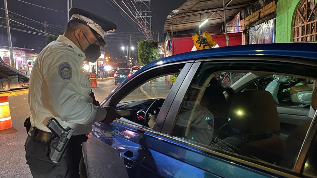 Por: Cortesía En San Andrés Cholula remiten 6 automóviles tras una operación de alcoholímetro