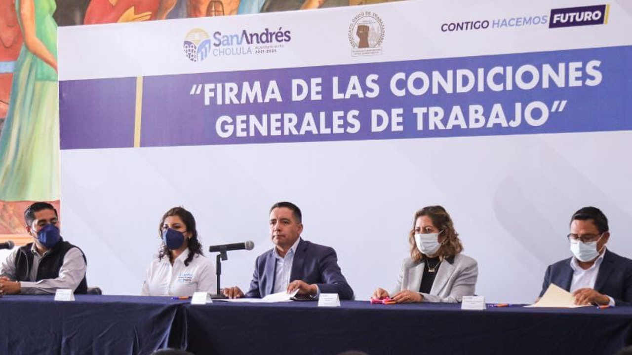 Por: Cortesía El Ayuntamiento de San Andrés Cholula buscará hacer valer las condiciones generales se sus trabajadores